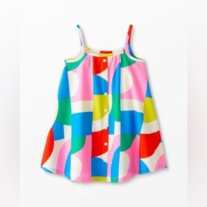 Hanna Andersson Multicolor Print Sundress size 4